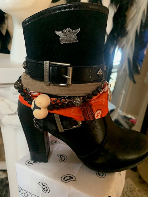 Orange/Black boot cover